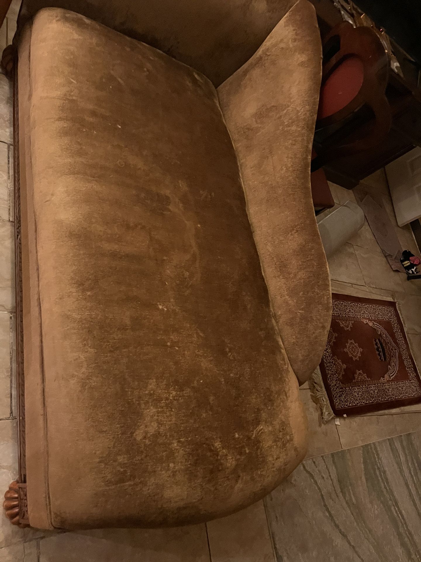 Loveseat and coffee table