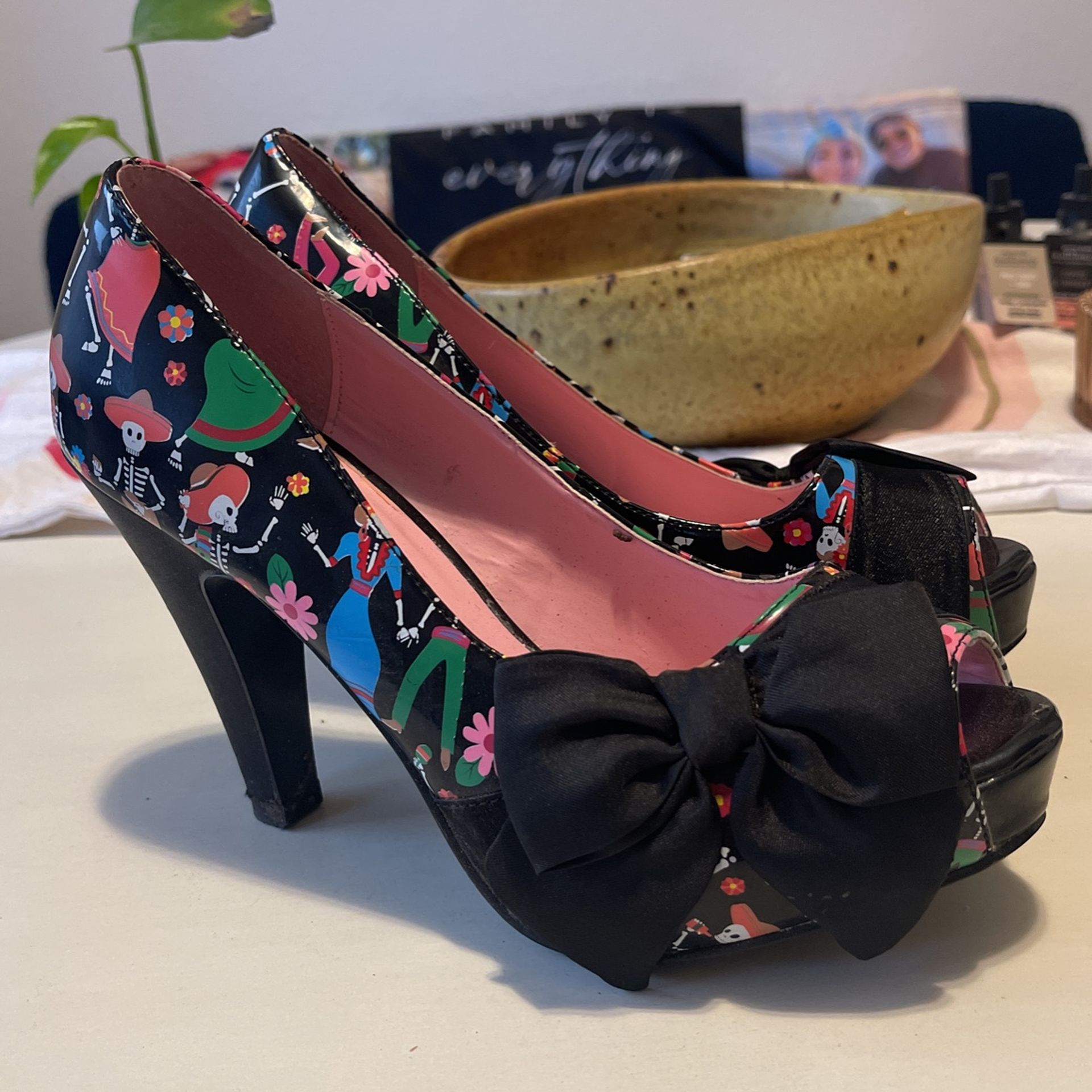 Day Of The Dead Pinup Heels