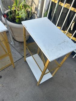 Vanity Table With Plug In Power And USB