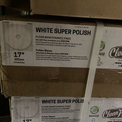 (55) 17” floor buffing pads