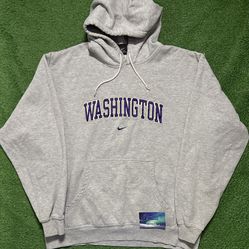Vintage Washington Huskies Nike Center Swoosh Hoodie X-Large