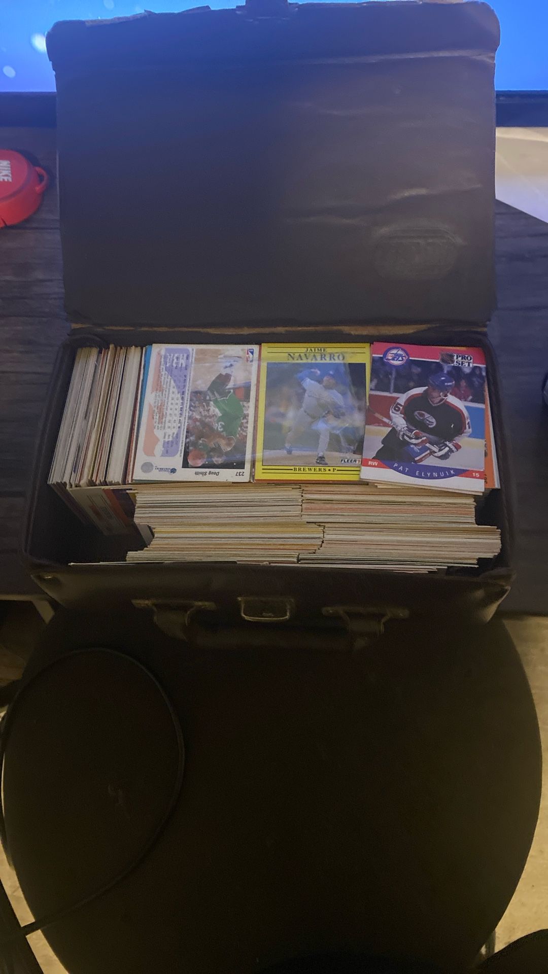 Box Of Old Sports Cards