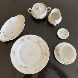 Vintage Theodore Haviland “Pink Spray “ China 