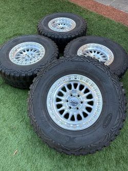 Kmc Chevy Silverado wheels and tires