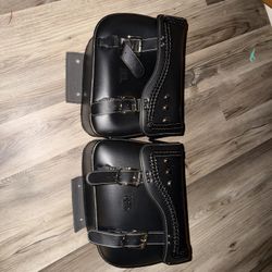 Leather Motorcycle Bag