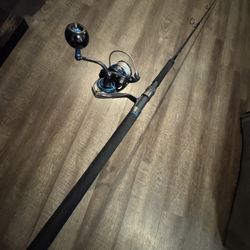 Daiwa Saltist MQ 5000D. Nomad Offshore Spin Salt Water Fishing Combo. Like New. 