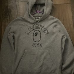 Grey Vintage Bape Hoodie