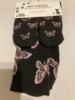 Rue21 Matching Pet & Owner Socks Set