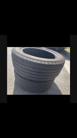 2 — 205/55r16 Michelin Tires Good 80% Treads!