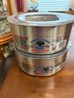 Stainless Steel Dripless Water Bowl