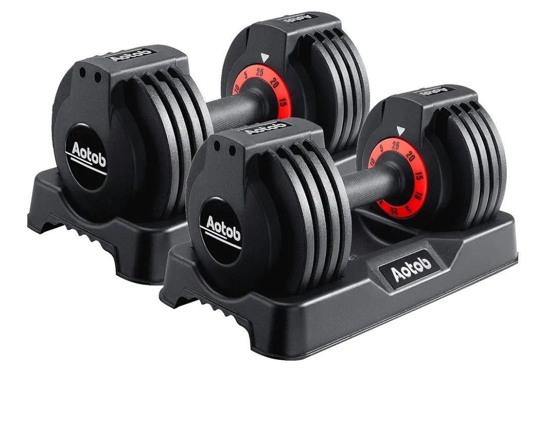 25/55lb Adjustable Dumbbell Set