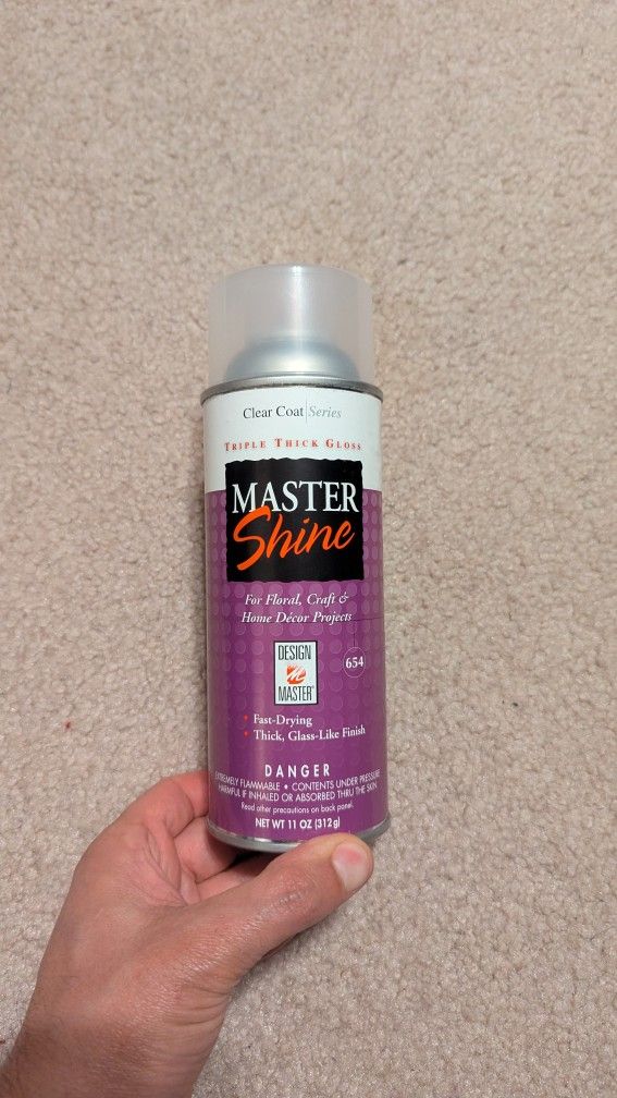NEW Master Shine - Triple Thick Gloss clear coat spray