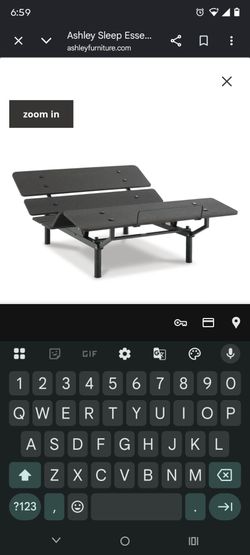 King size adjustable bed frame