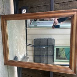 Wood Mirror