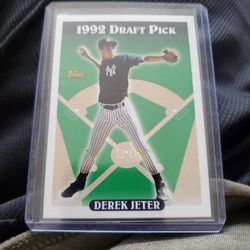 1992 Derek Jeter Rookie Draft Pick New York Yankees 