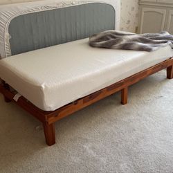 Twin Bed, Mattress, And Frame