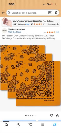 The peacock crew bandana
