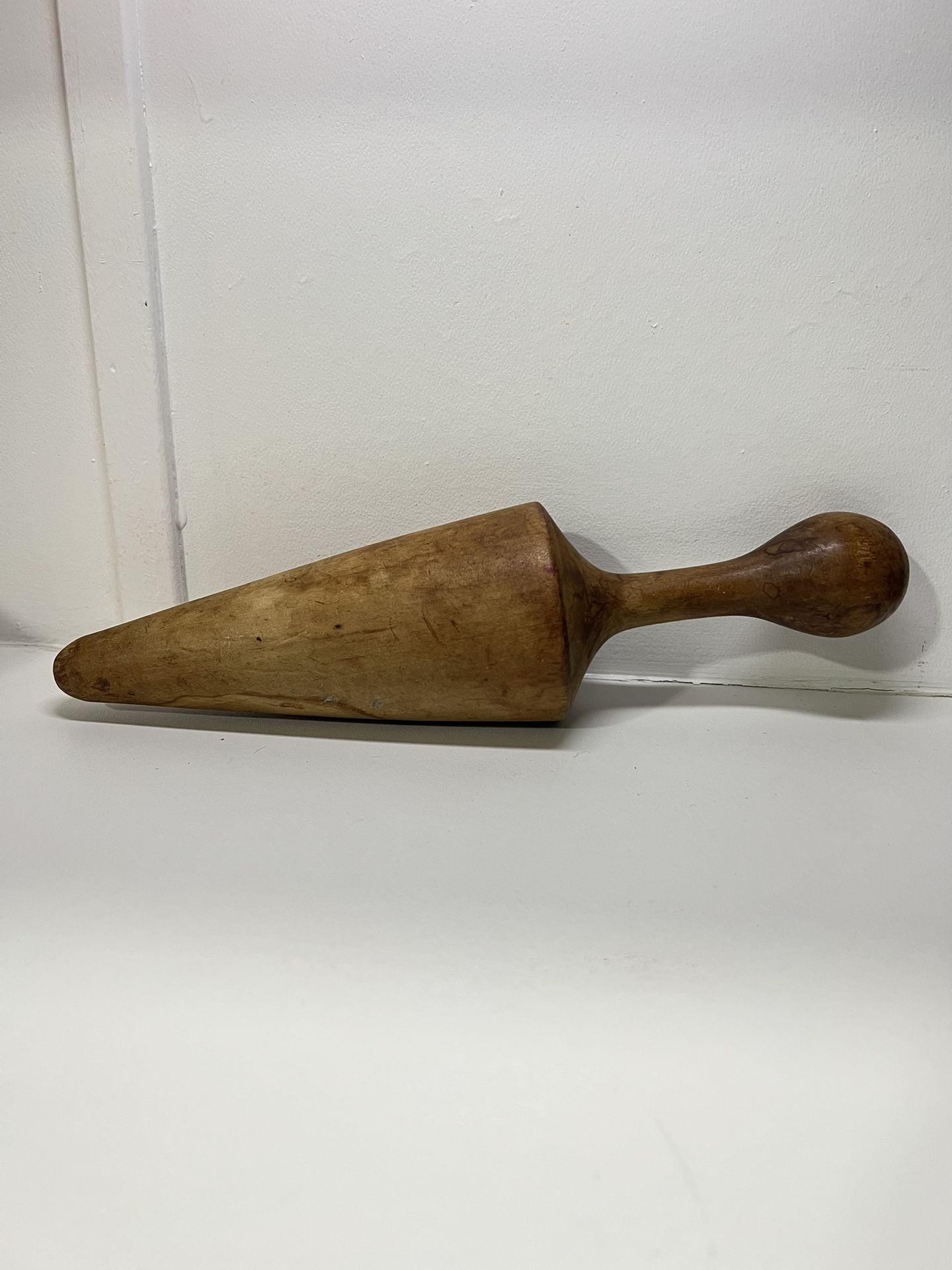 Antique Wood Primitive Wooden Ricer Masher Mill Pestle Cone Kitchen Tool