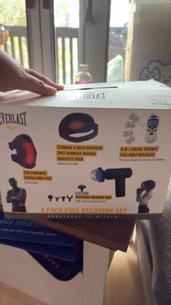 Massage gun and digital therapy set