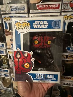 Darth Maul Blue Box Star Wars Funko Pop Disney