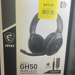 MSI Immerse GH50 Wireless Gaming Headset