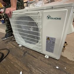 Inside And Outside Mini Split Unit 