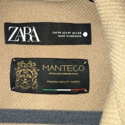 Zara Wool Coat Double-breasted 