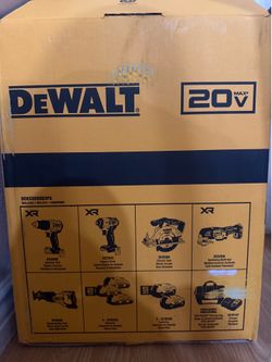DEWALT 20V MAX XR Cordless Tool Combo Kit Brand New