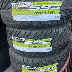 215/45/17 Federal 595 , Tenemos Todas Las Marcas Y Medidas 