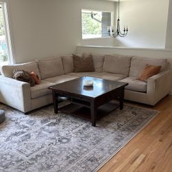 Pottery Barn L-Shaped Sofa