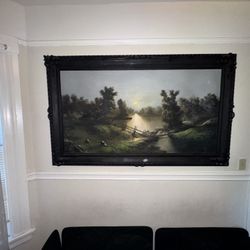 LARGE painting (frame included)