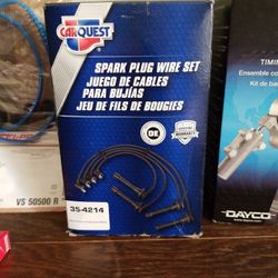 Spark Plug Wire Set With Oil Filter