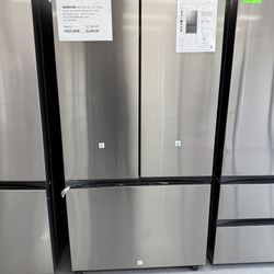 Samsung Bespoke 3-Door French Door Refrigerator 30 cu. ft. in Stainless Steel with AutoFill Water Pitcher