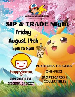 2 upcoming Sportscards & Pokémon TCG Trade nights