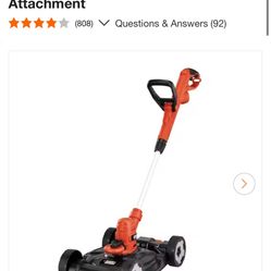 BLACK+DECKER 3-in-1 Corded Mower/Trimmer/Edger (MTE912)