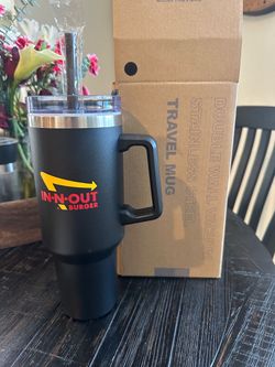 Exclusive In-N-Out Burger Stainless Steel Travel Mug