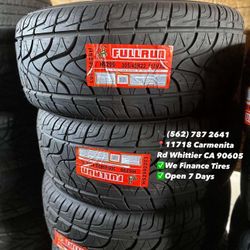 305/45R22 FULLRUN Set of Tires Installed and Balanced Set de Llantas Nuevas Instaladas y Balanceadas