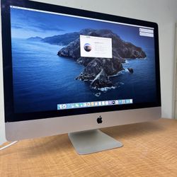 iMac 27”  Intel Core i7 3.5 Ghz | Late 2013 | 16 GB Ram | 160GB SSD | macOS Catalina  Graphics NVIDIA GeForce GTX 775M 2 GB 2560X1440   Power Cable in