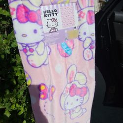 Hello Kitty Pink Easter Blanket 