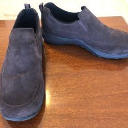 LL Bean - 254540 Brown Suede Slip On Comfort Moccasin Shoes Mens Size