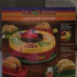 Taco Tuesday Lazy Susan Taco Bar(NEW)
