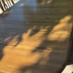 Oakwood Vintage Country Table Seven Piece