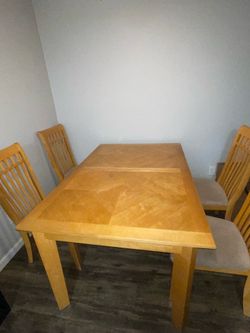 Free table with chairs