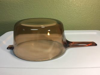 Visions 2.5 Liter Amber Glass Ceramic Saucepan