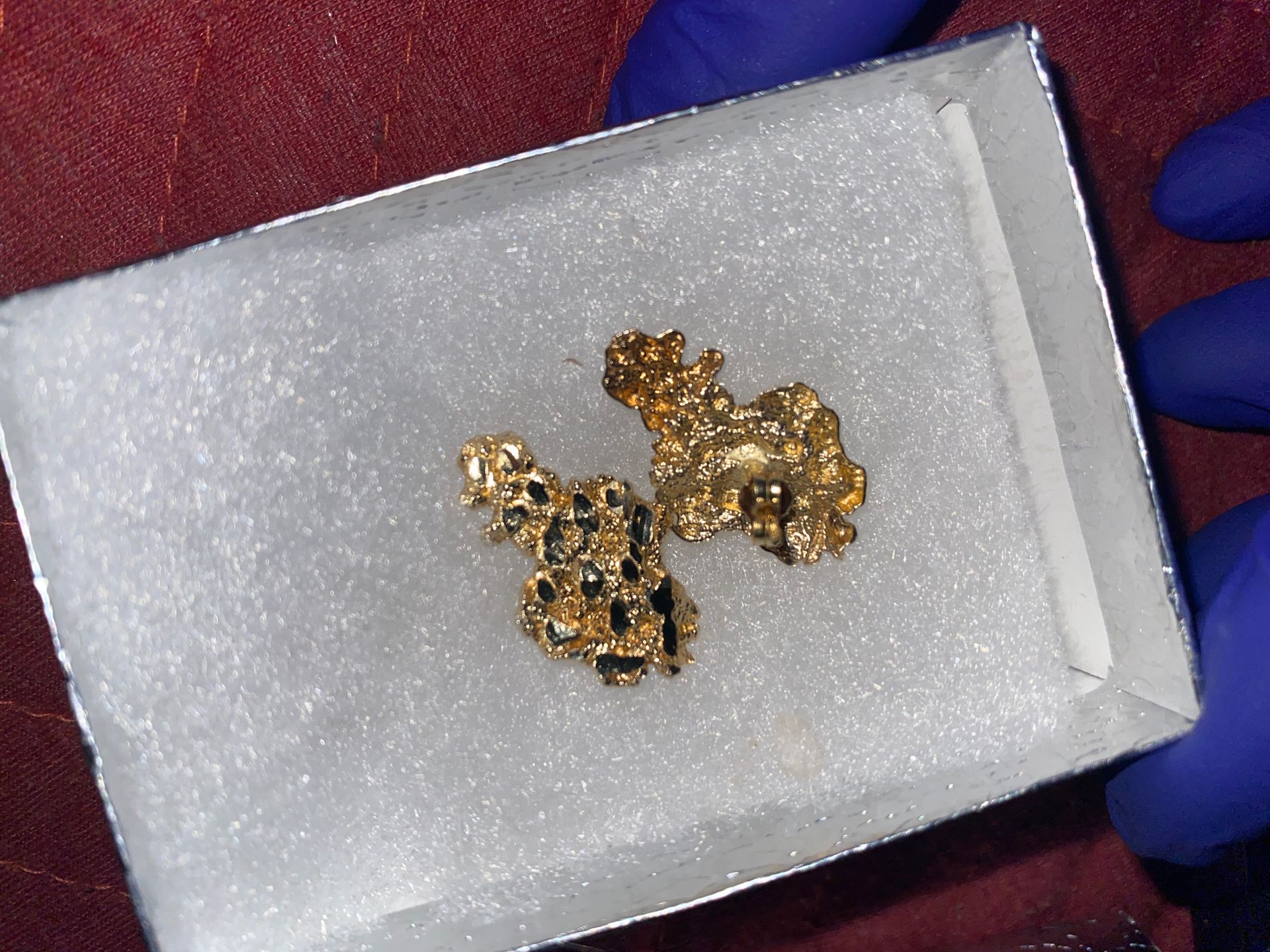 10k Large Gold Nugget Earrings For Sale In San Antonio Tx Offerup