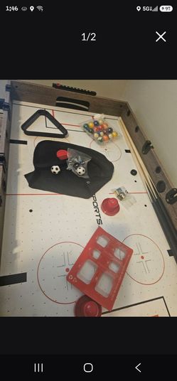 All in one pool table