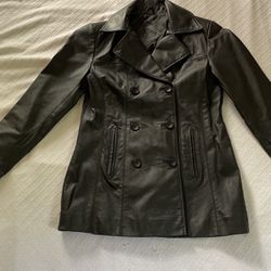 Leather Jacket Woman Small.
