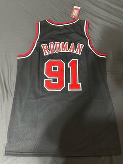 Mitchell & Ness Rodman #91 Bulls Jersey