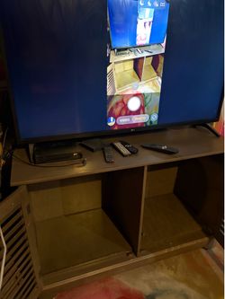 Smart tv with stand