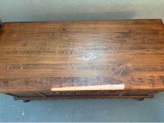 Solid wood trunk